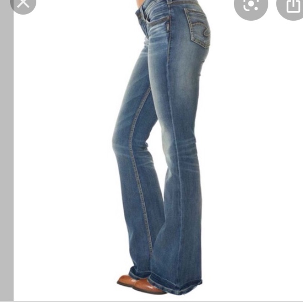 ❌SOLD Silver jeans - Picture 1 of 8